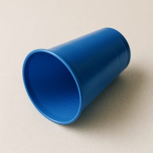 Taça de plástico azul, 700 ml